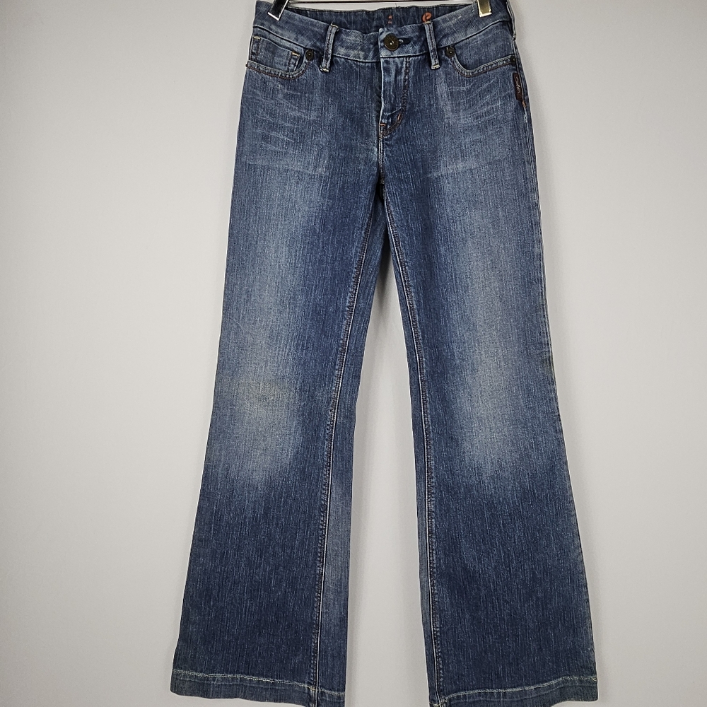 Silver Jeans Women's Blue Wide Leg Flare Jeans